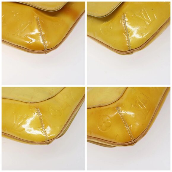 LOUIS VUITTON Monogram Vernis Thompson Street Bag Yellow - Picture 16 of 16